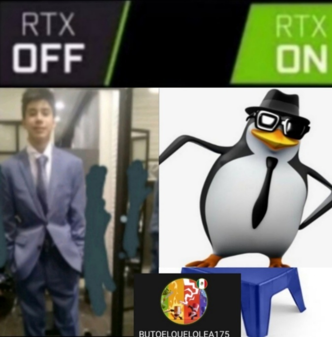 Rtx on vs rtx off - meme