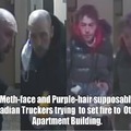 Funny that with eyewitnesses, surveillance tapes, facial photos, the Canadian authorities can’t seem to apprehend these self-identified arsonist protesters.