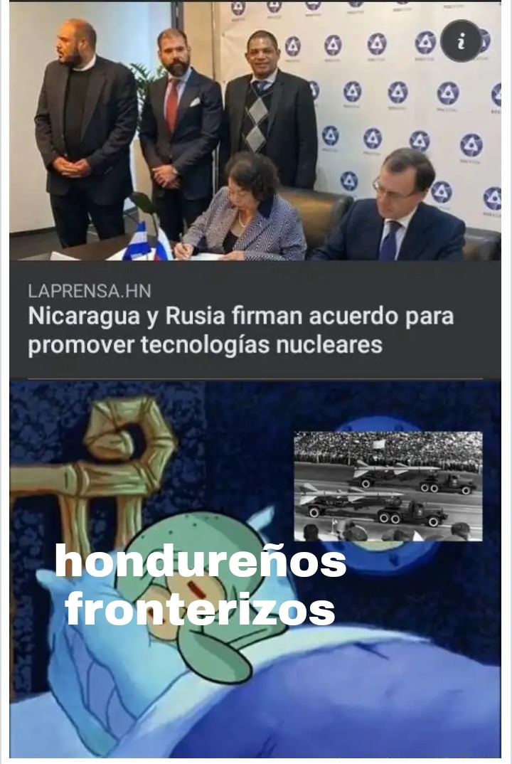 Con eso de que Rusia atacó Ucrania y que Ortega apoya a Rusia que les tocará a los hondureños - meme