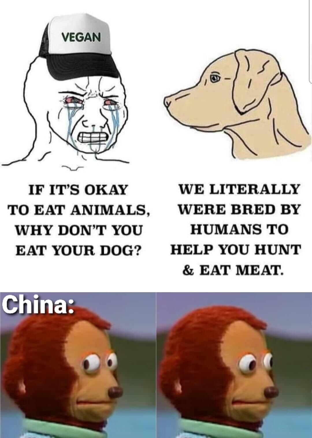 Vegans be like - meme