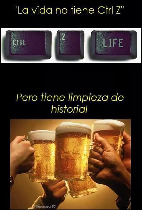 Historial vacio - meme