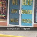 We any walk any board prices