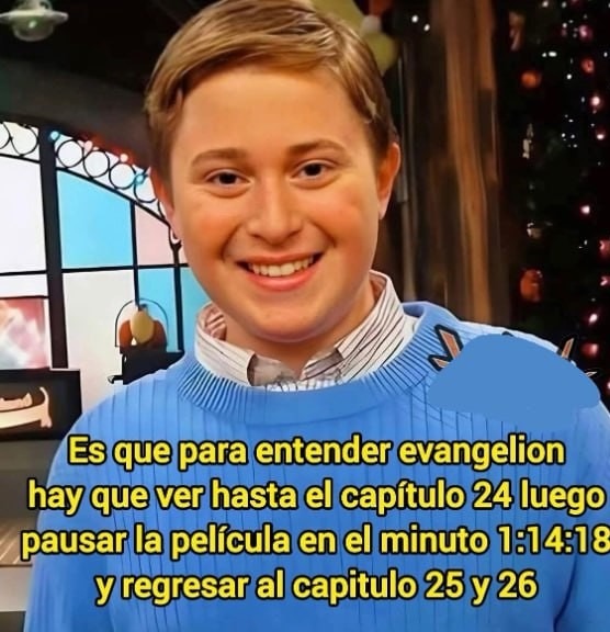 Pa entender Evangelion tienes que estudiar física cuántica y ayunar 3 días - meme