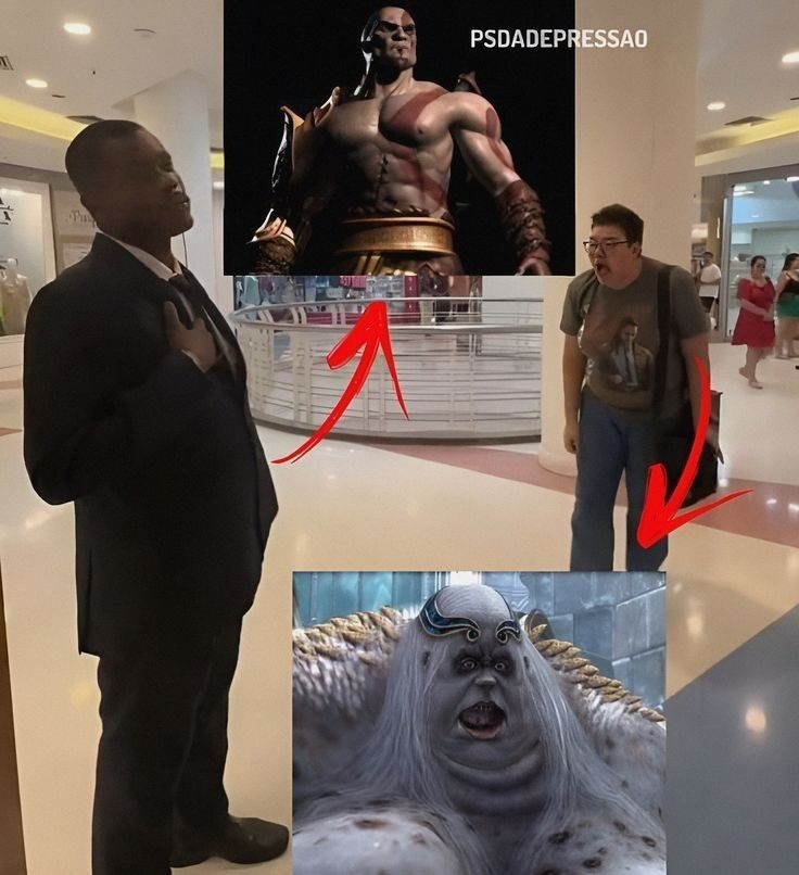 Calmo e posturado... - meme