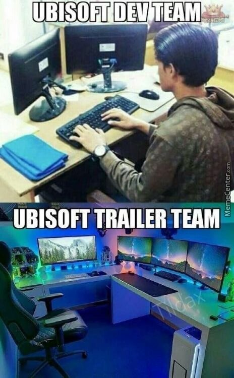 Ubisoft team trailer - meme