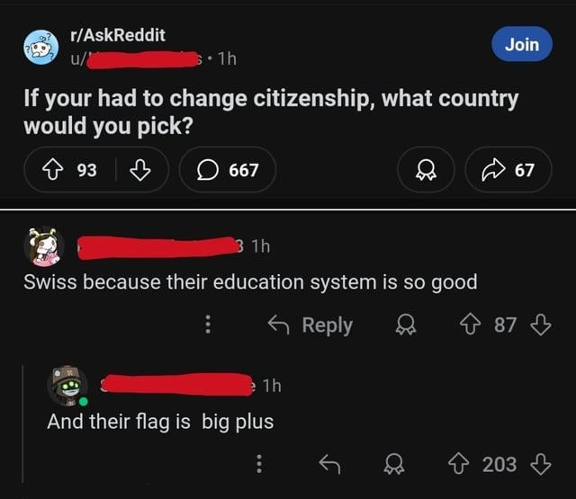 What country would you pick? - meme