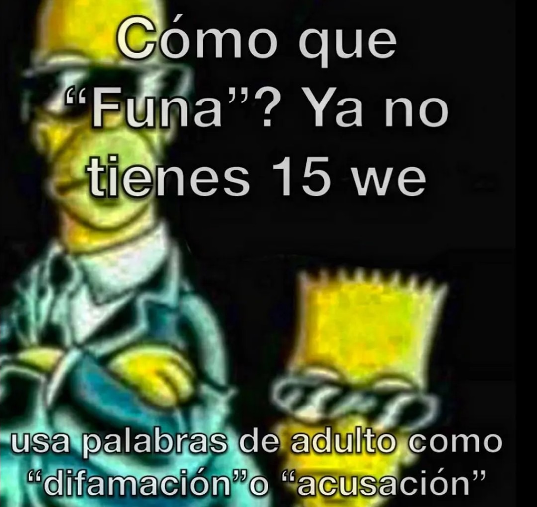 El y a mi que chucha con el barsinso - meme