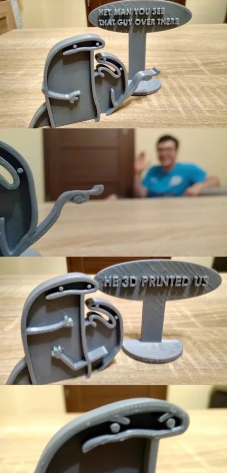 this meme has been 3D printed
