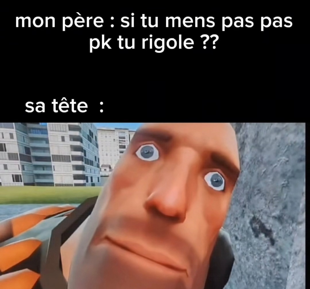 mon daron quand je rigole sans avoir menti: bug.exe - meme