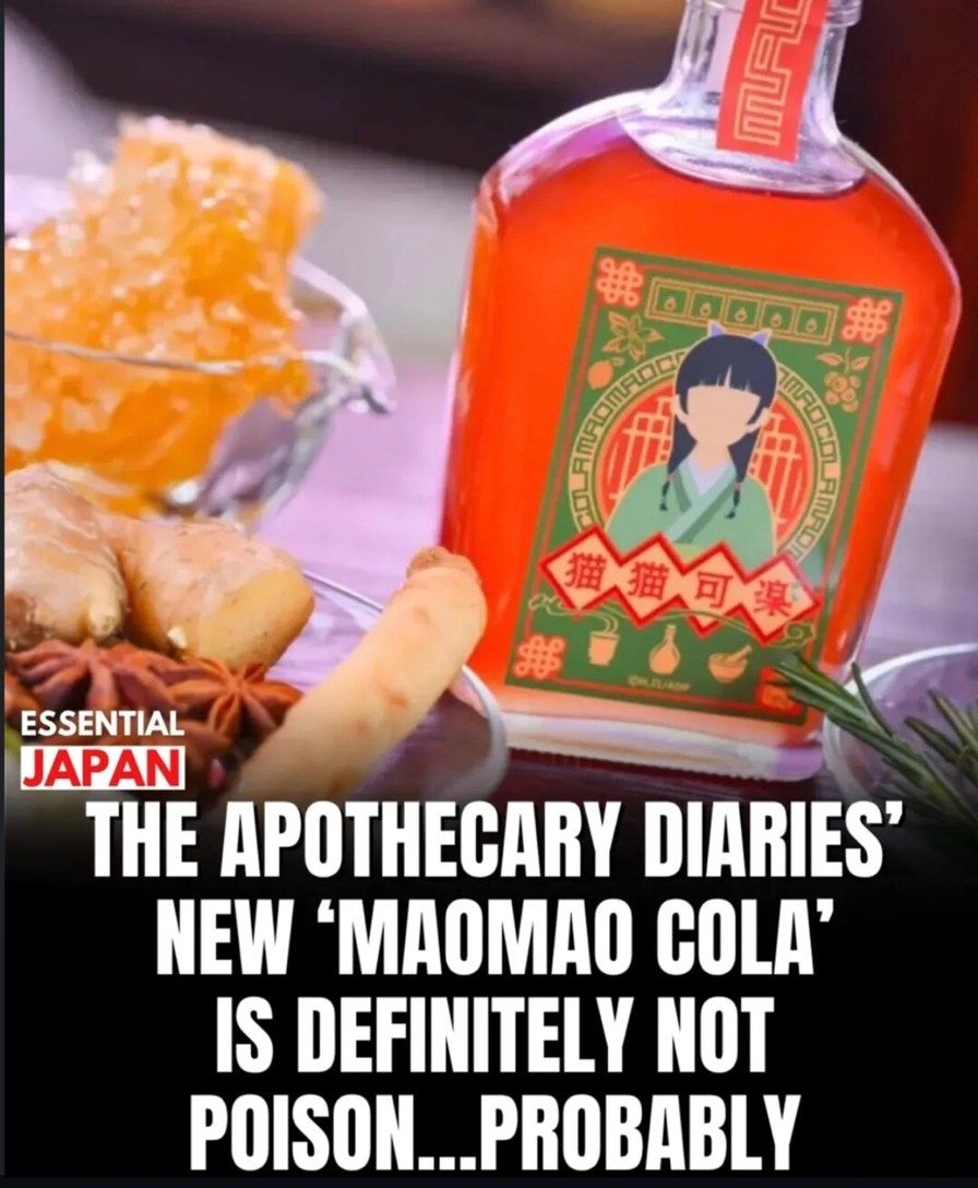 New cola in Apothecary Diaries definitely not poison... probably - meme