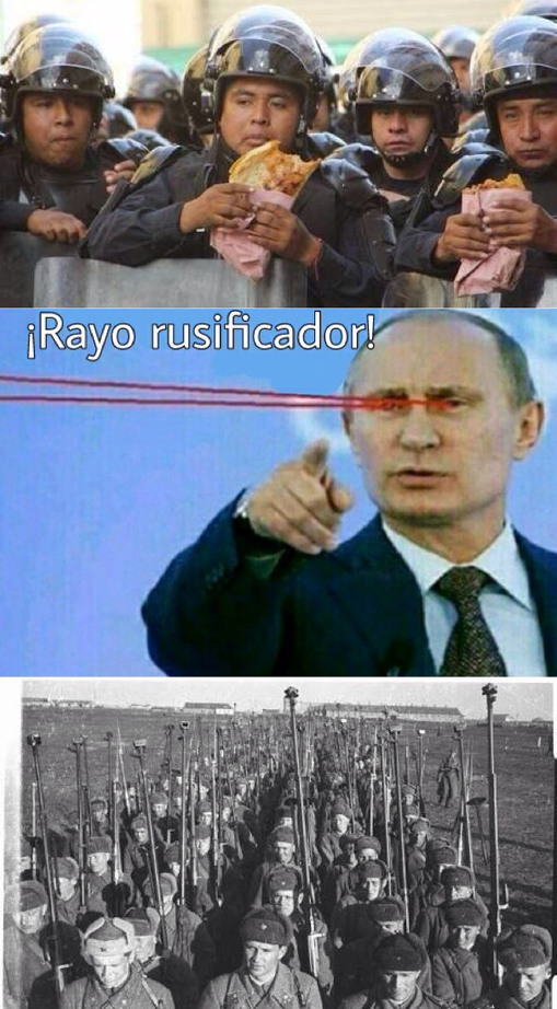 Rayo excomunista - meme