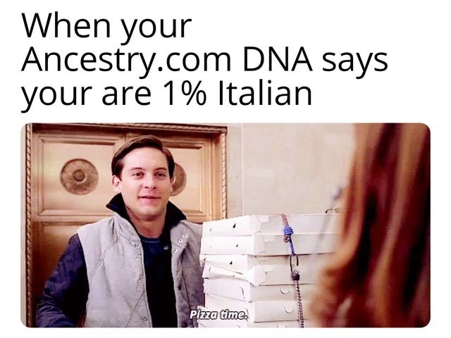 1% Italian - meme