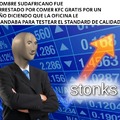 Stonks de un tipo con ideas