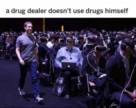 First law of drug dealers - meme