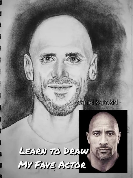 The Rock drawing - meme