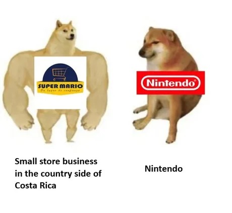 Super Mario grocery store won - meme