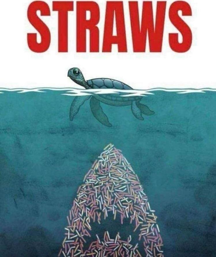 Welcome to the reality of banning straws - meme
