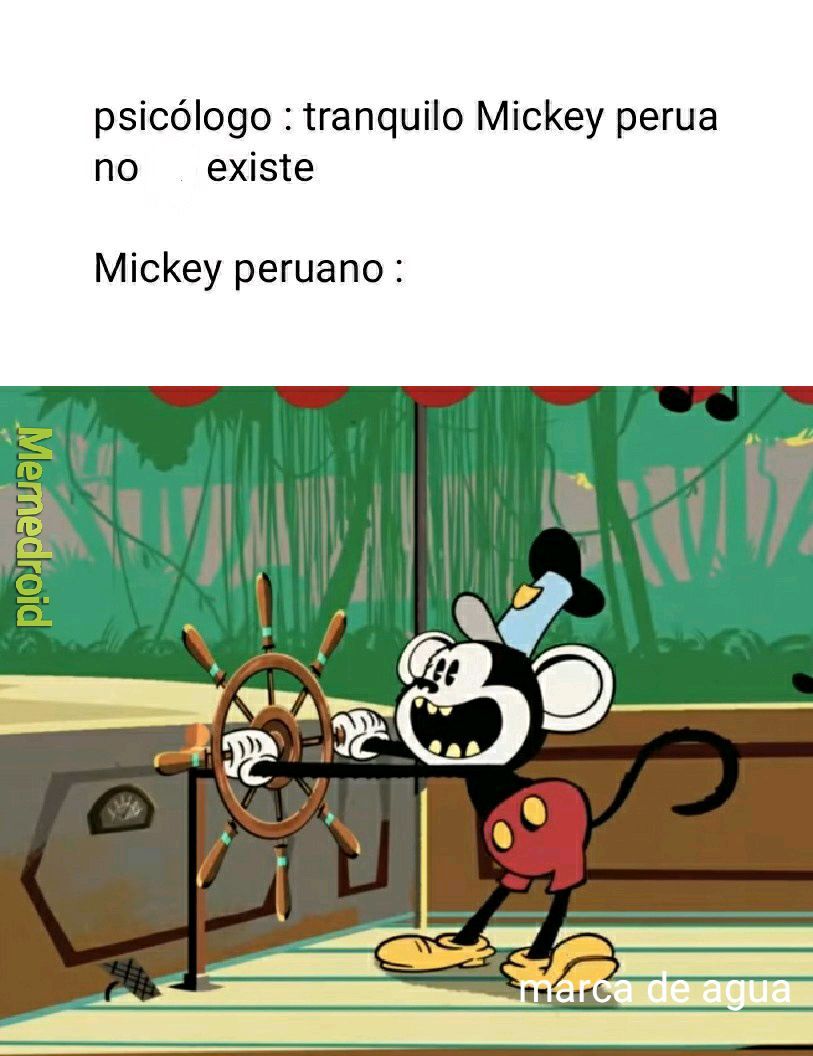 Mickey peruano - meme