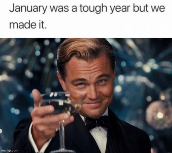 Are you having a good January? - meme