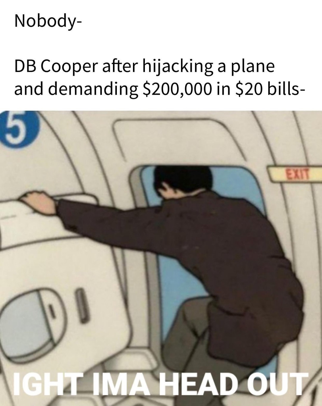 DB Cooper - meme