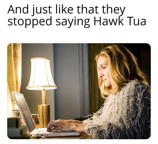 Hawk tuah is no more - meme