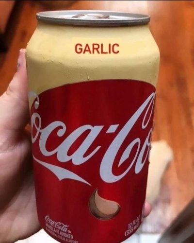 Cursed soft drinks - meme