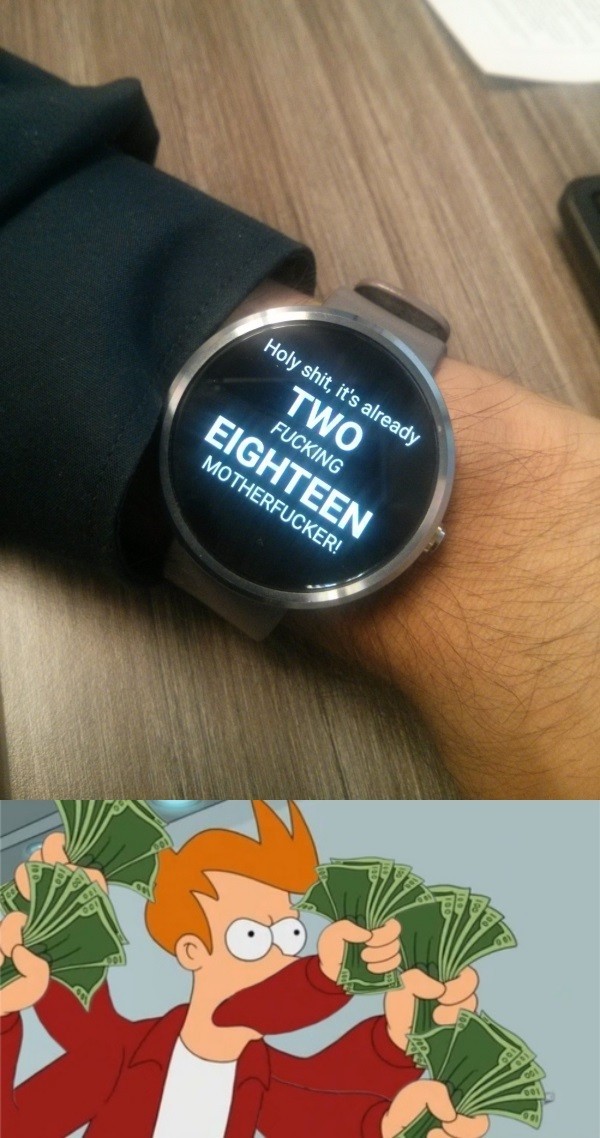 el mejor reloj del mundo - meme
