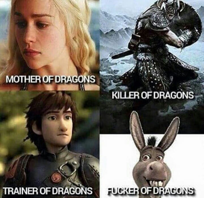 Dragon people - meme