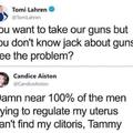 You want to take our guns but you don't know jack about guns. See the problem?
