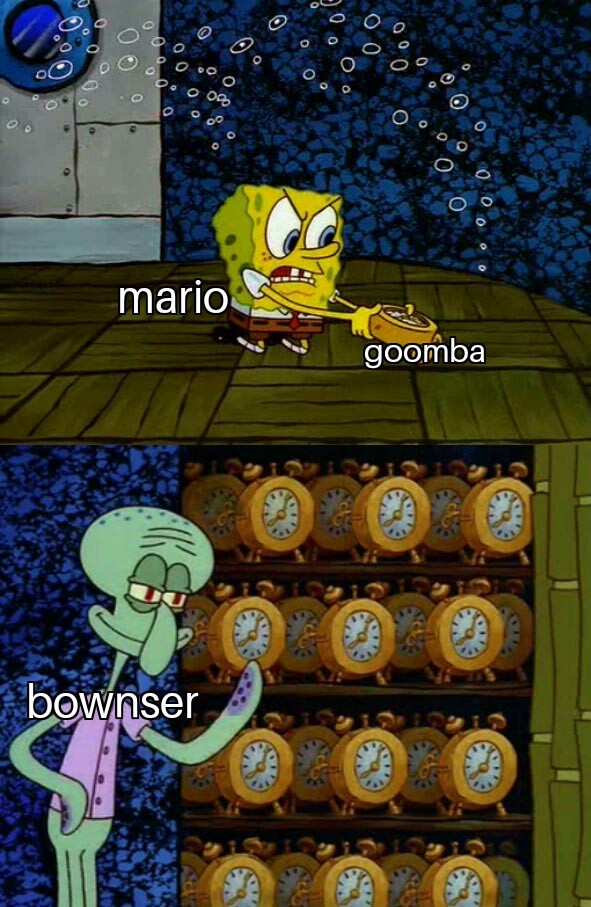 La vida de Mario - meme