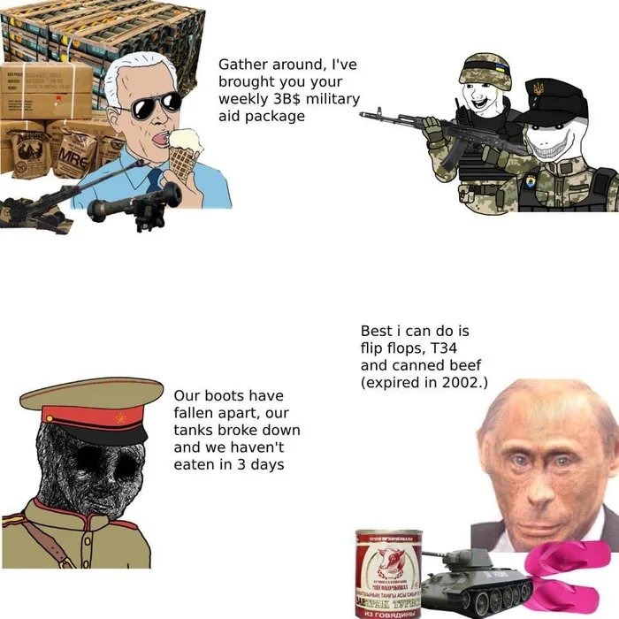 Biden vs Putin - meme