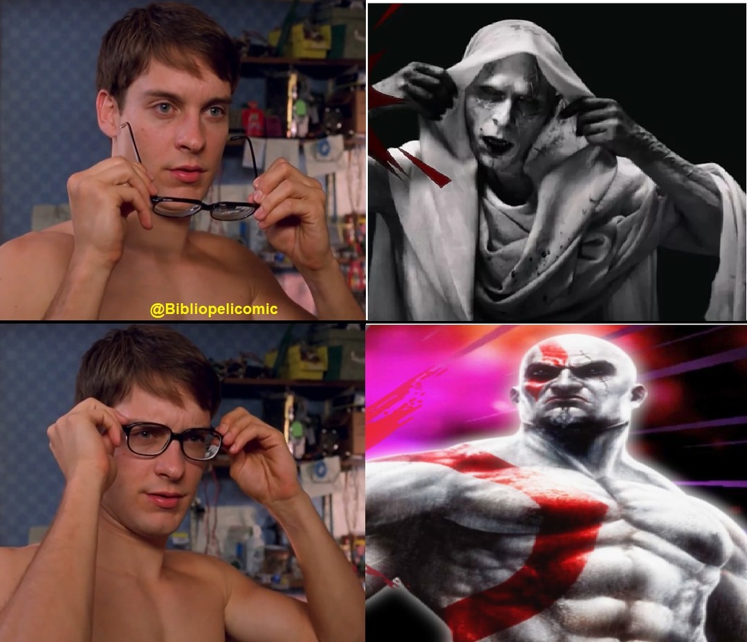 Gorr es un plagio mal hecho de kratos - meme