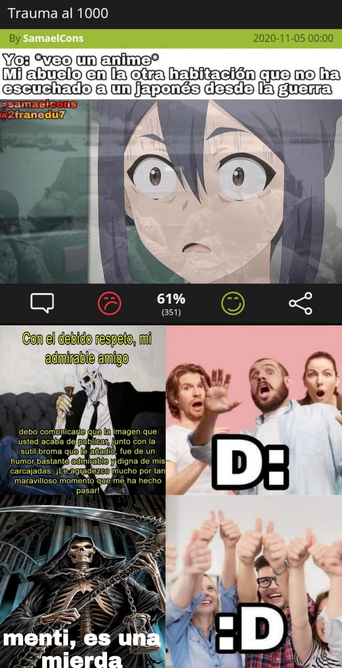 Top memes de Anime :) en español :) Memedroid