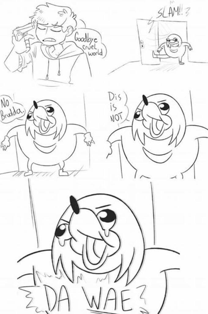 Suicide in Uganda - meme