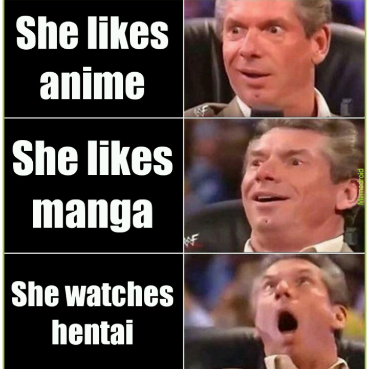Do anime characters fap to other anime characters or real people? - meme