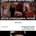 Feliz cumpleaños,Walter