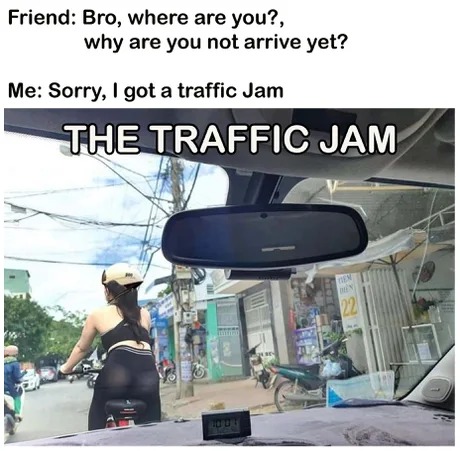 Traffic jam - meme