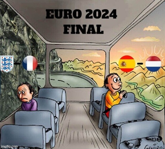 Meme de la final de la Eurocopa 2024