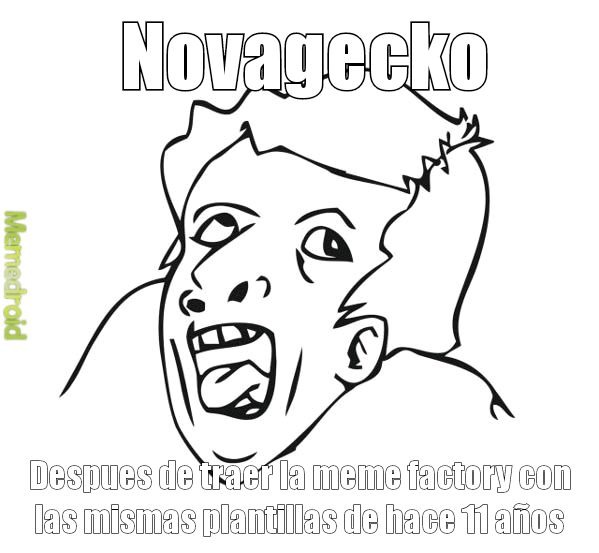 Novagecko actualiza las plantillas - meme