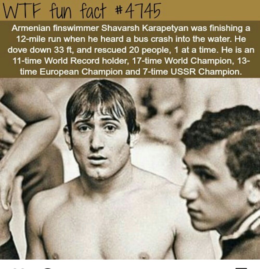 Swimmer awesome fact - meme
