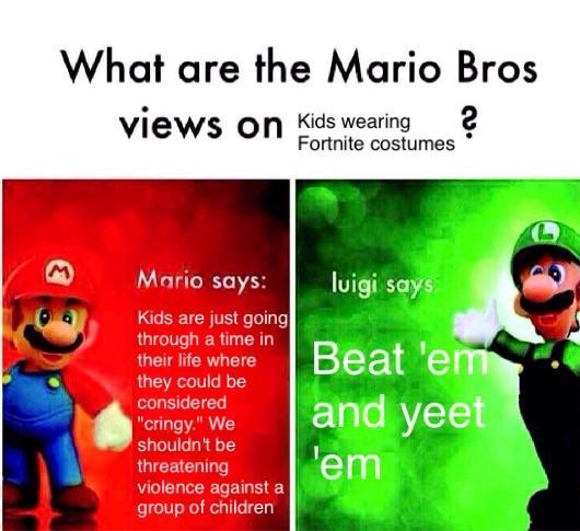 I'm with Luigi - meme
