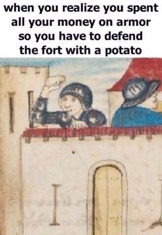 potato does 5 damage - meme