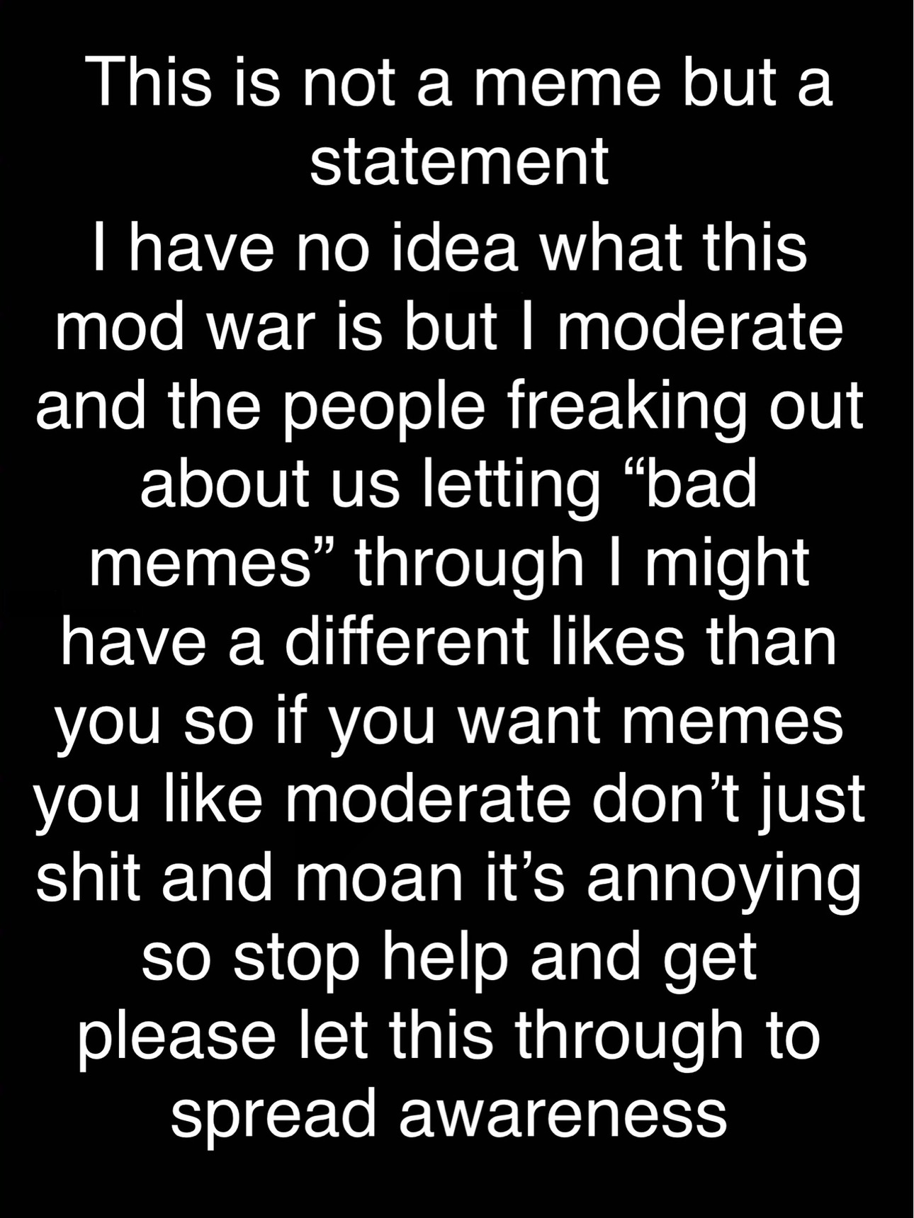 this mod war shit - meme