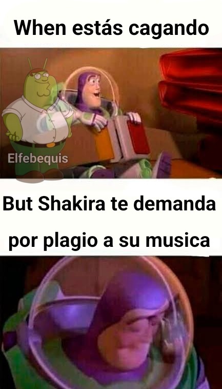 Shakira es una llorona de mrd - meme