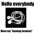 This is legit though I don't have a gaming headset this is all I have