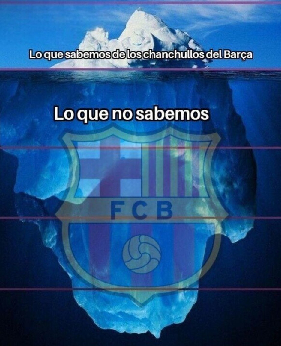Chanchullos del Barça: lo que sabemos vs lo que no - meme