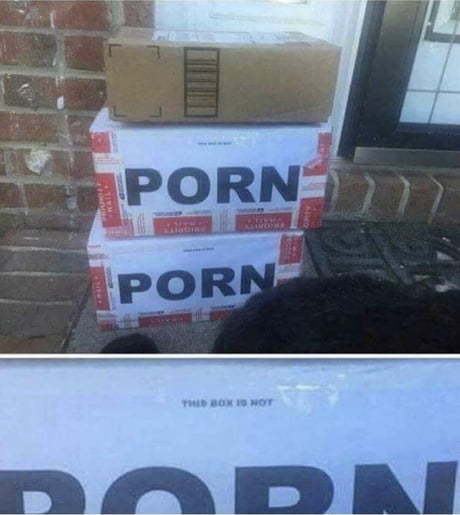 Essa caixa não é pornô - meme
