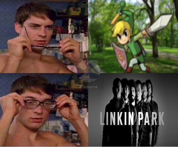 LINK IN PARK SEE AT PARKER - meme