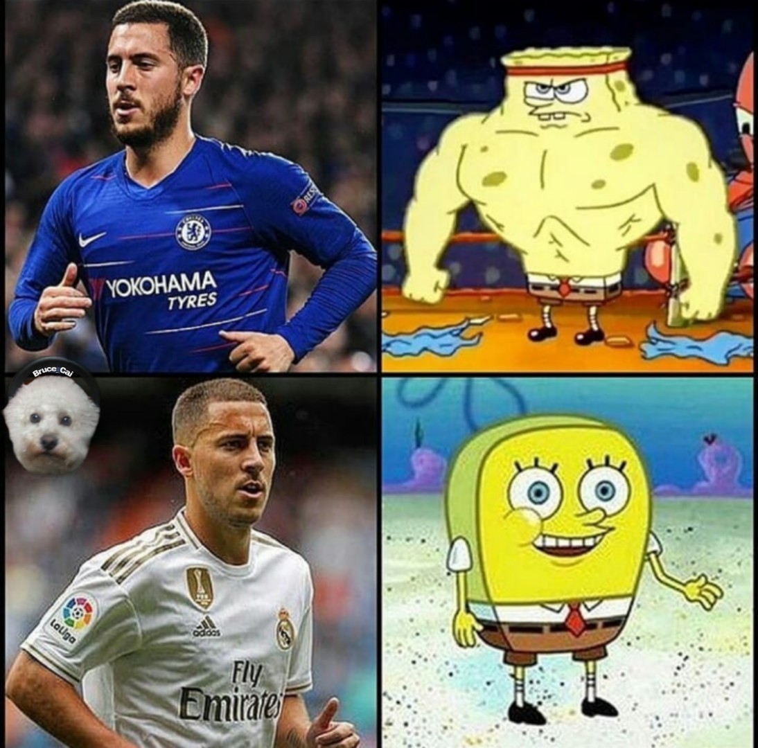 Está re duro Hazard en el Madrid - meme