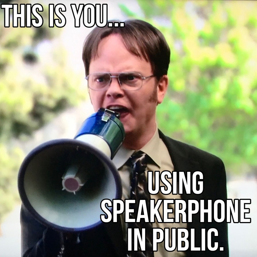 Speakerphone - meme